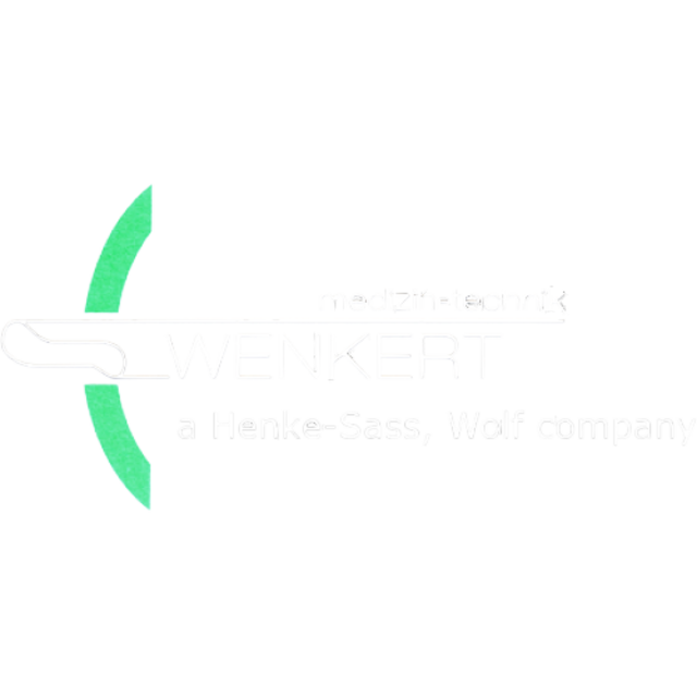 Logo of Wenkert Medizintechnik the OEM Partner in mediacl endoscopy of Henke Sass Wolf.