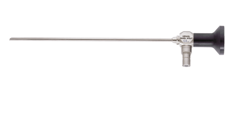 Arthroscope 4mm Henke Sass Wolf Picture of an arthroscope 4mm by Henke Sass Wolf in the field arthroscopy of medical endoscopy products.