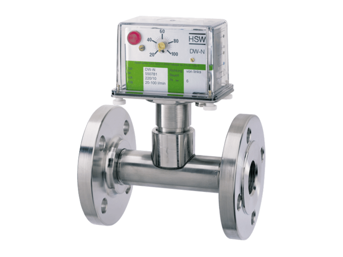 DW-N flowswitch Picture of a flow switch DW-N by Henke Sass Wolf in the field flow measuring technology of industry products.
