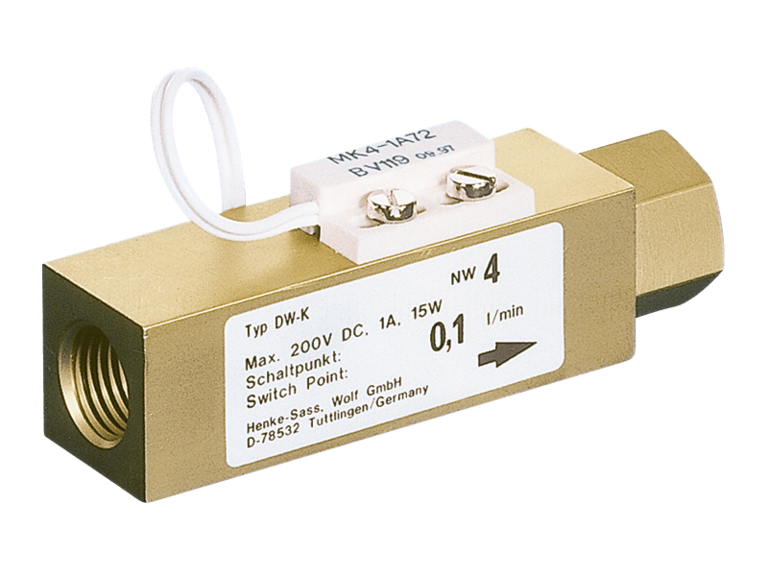 DW-K 1 Flow Switches Picture of a flow switch DW-K 1 by Henke Sass Wolf in the field flow measuring technology of industry products.