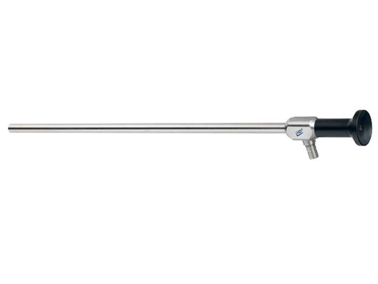 Endoscope Laparoscope Henke Sass Wolf Picture of a laparoscope by Henke Sass Wolf in the field laparoscopy of medical endoscopy products.