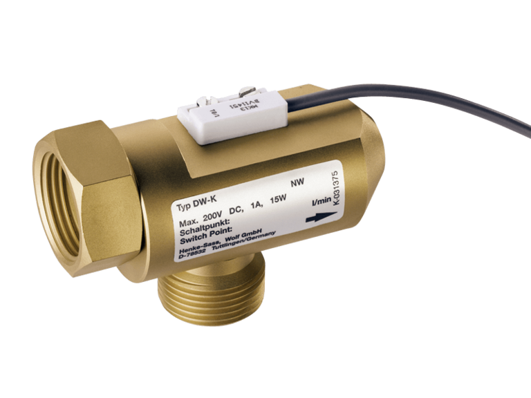Picture of a flow switch DW-K 5 by Henke Sass Wolf in the field flow measuring technology of industry products.