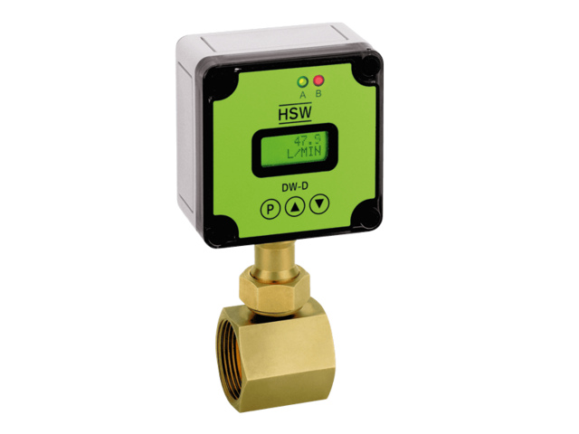 DW-D flowtransmitter Henke Sass Wolf Picture of a flowtransmitter DW-D by Henke Sass Wolf in the field flow measuring technology of industry products.