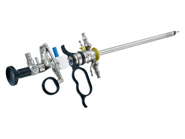 Picture of the endoscope HSW080-23718F by Henke Sass Wolf in the field gynecology of medical endoscopy products.